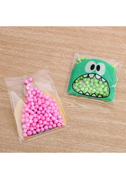 Kırmızı 10CM Tarzı Ecepack Gıda Sınıfı Plastik Kendinden Yapışkanlı Opp Torba Kurabiye Şekeri Korunmuş Meyve Depolama Gıda Aperatif Paketleme Çantası (Yurt Dışından)