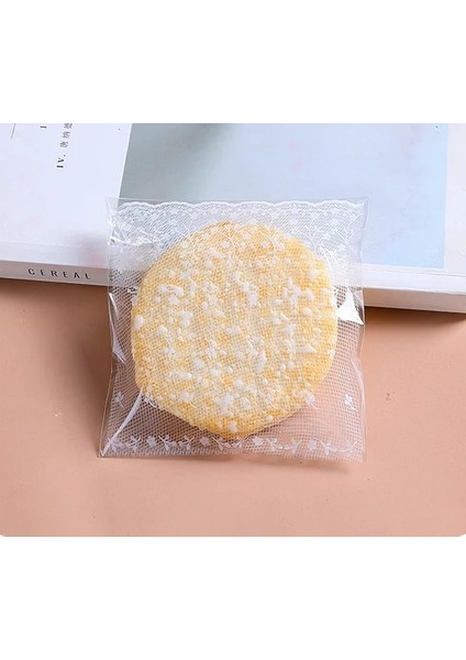 Dantel Tarzı 7X7CM Artoon Big Teech Mouth Canavar Plastik Torba Düğün Kurabiye Paketleme Kendinden Yapışkanlı Şeker Hediye Çantası Kek Paketi Parti Favo (Yurt Dışından)