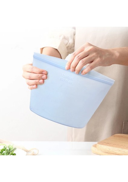 1000ML Stili Peva Taze Tutma Silikon Gıda Saklama Çantası Yeniden Kullanılabilir Saklama Torbaları Sızdırmaz Dondurucu Silikon Kilit Çantaları Mutfak Organizatör Çantası (Yurt Dışından) fiyatları
