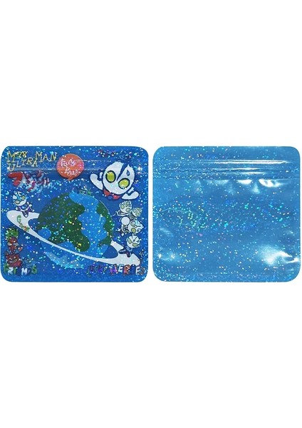Adam Tarzı 10X11CM Sevimli Karikatür Desen Yeniden Kullanılabilir Hologram Kilitli Plastik Ambalaj Torbaları Yiyecek Çay Şekeri Aperatif Torbalar (Yurt Dışından)