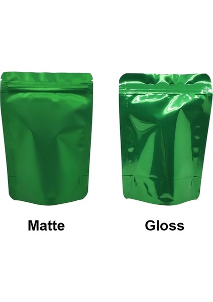 Yeşil Stil 11X16X3 cm Olored Stand Up Zip Kilit Folyo Torbalar Alüminyum Folyo Ayakta Torbalar, Gıda Depolama Stand Up Kilitli Torbalar (Yurt Dışından)