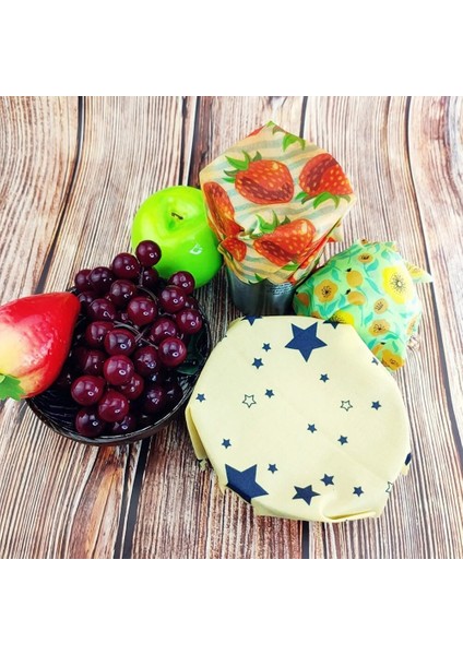 1257-U Stili M 25X27.5CM Sıfır Atık Yeniden Kullanılabilir Depolama Sargısı Sürdürülebilir Organik Sandviç ve Peynir Gıda Ambalaj Kağıdı Bpa ve Plastik Içermeyen Balmumu Gıda Sargısı (Yurt Dışından)