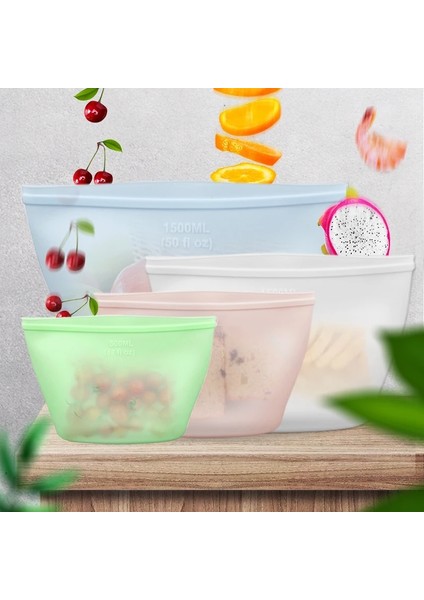 1500ML Stili Taze Tutma Silikon Gıda Saklama Çantası Yeniden Kullanılabilir Ayakta Peva Kilitli Silikon Çanta Bardak Taze Çanta Taze Sarma Mutfak Organizatör (Yurt Dışından) modelleri