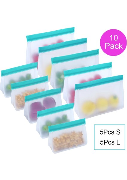 1 L Tarzı Peva Gıda Saklama Çantası Yükseltme Sızdırmaz Üst Stand Up Yeniden Kullanılabilir Dondurucu Sandviç Kilitli Silikon Çanta (Yurt Dışından) fiyatları