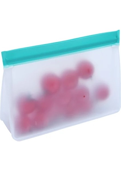 1 L Tarzı Peva Gıda Saklama Çantası Yükseltme Sızdırmaz Üst Stand Up Yeniden Kullanılabilir Dondurucu Sandviç Kilitli Silikon Çanta (Yurt Dışından) fırsatları