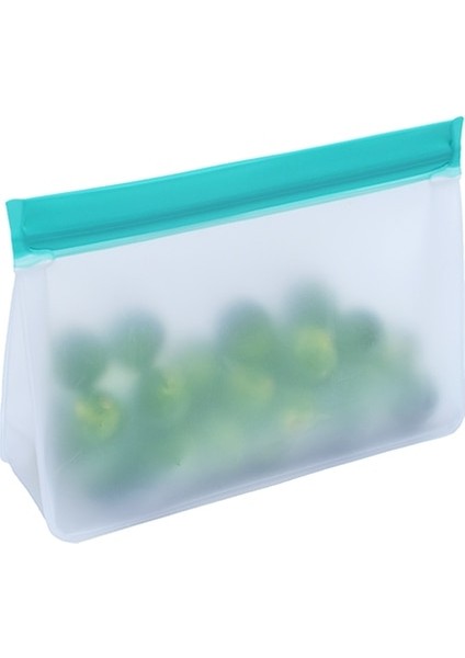 1 L Tarzı Peva Gıda Saklama Çantası Yükseltme Sızdırmaz Üst Stand Up Yeniden Kullanılabilir Dondurucu Sandviç Kilitli Silikon Çanta (Yurt Dışından) indirimleri