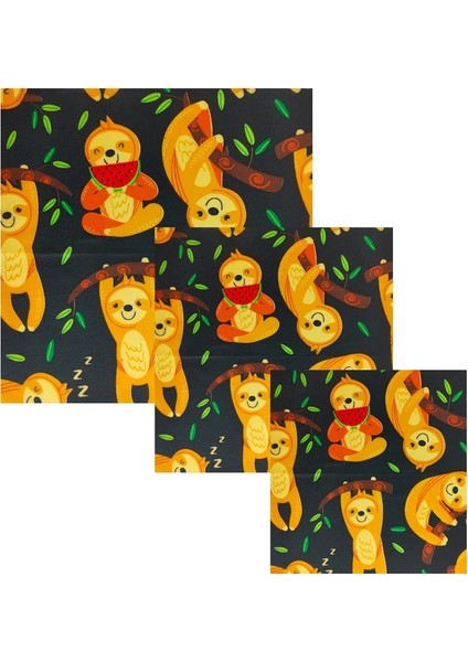 1257-W Stili Bir Set Için 3 Adet Balmumu Gıda Sargıları 3'lü Büyük Boy Set (Yurt Dışından) fiyatları