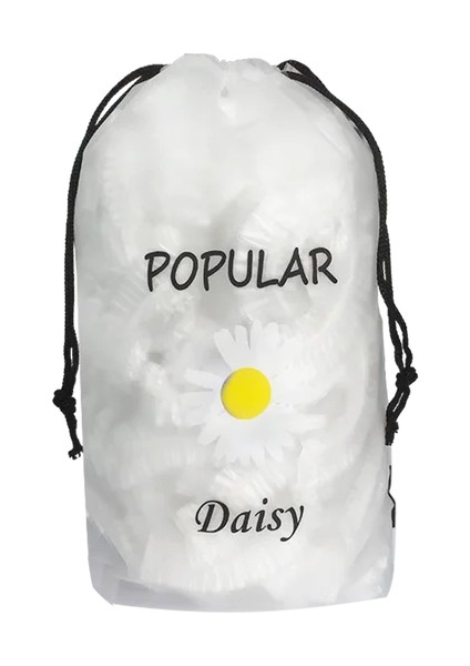 Papatya Stili Yeniden Kullanılabilir Taze Gıda Saklama Torbaları Elastik Kase Plaka Kapakları Mutfak Dondurucu Çanta Yemek Kapağı Mutfak Gıda Taze Conta Kapakları (Yurt Dışından)