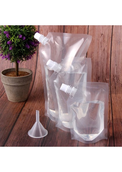 ÇANTA-235ML Tarzı Gıda Sınıfı Malzeme Emzik Kılıfı Seyahat Konteyner Suyu Stoku Stand-Up Şarap Süt Kahve Hunili Sıvı Şişe Saklama Çantası (Yurt Dışından) fiyatları