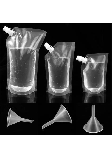 ÇANTA-235ML Tarzı Gıda Sınıfı Malzeme Emzik Kılıfı Seyahat Konteyner Suyu Stoku Stand-Up Şarap Süt Kahve Hunili Sıvı Şişe Saklama Çantası (Yurt Dışından) modelleri