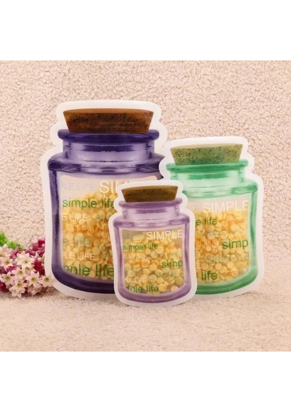 04-3 Adet Tarzı Yeniden Kullanılabilir Mason Kavanoz Şişeleri Çanta Fındık Şeker Su Geçirmez Mühür Taze Gıda Depolama Aperatifler Sandviç Kilitli Çantalar Mutfak Organizatör (Yurt Dışından) modelleri