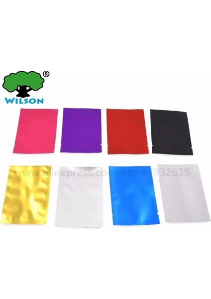 Mat Altın Tarzı 100 Adet X10CM (2.8''x4'') Mat Renkli Folyo Plastik Isıl Yapışmalı Çanta Aletler, Parti, Candge,y,gif, Çay,kozmetik Kılıfı (Yurt Dışından)