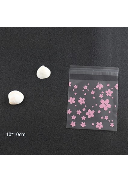 10CMX10CM Stili Lastic Çanta Şeffaf Kilitli Gıda Ambalajı Dıy Bisküvi Aperatif Pişirme Paketi Dekor Çocuklar Hediye Malzemeleri (Yurt Dışından)