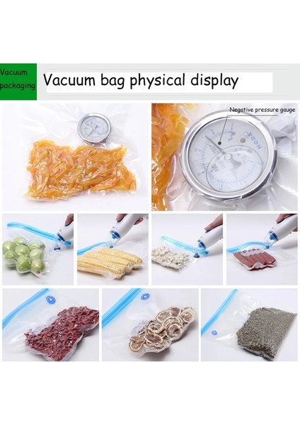 26X28CM Tarzı Yazılabilir Mühürleyen Torbalar Vakumlu Gıda Paketleme Torbası Depolama Sıkıştırma Torbaları Laboratuvar Tıbbi Tesislerinde Kullanıma Uygundur (Yurt Dışından)
