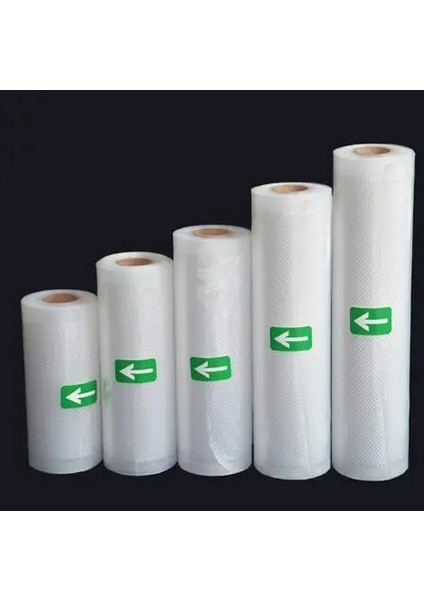 1 Grup Stili Gıda Için Vakum Torbaları Vakum Mühürleyen Saklama Torbaları cm * 500CM Vakum Paketleme Için Mühürleyen Rollslot (Yurt Dışından)