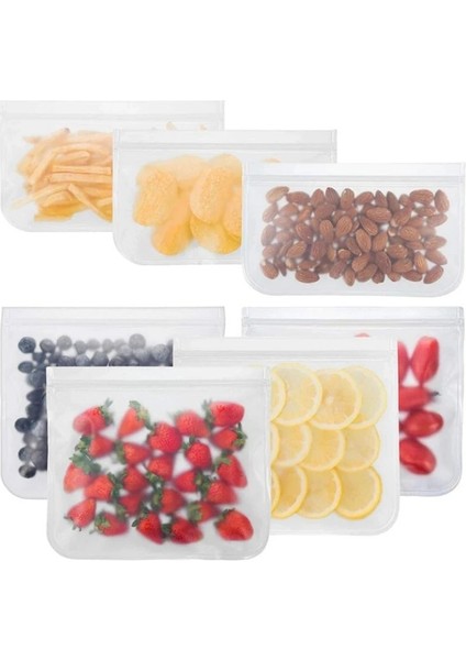 Zip Kapatmalı Çanta Stili 20X28CM Silikon Zip Kapatma Çanta Gıda Yeniden Kullanılabilir Stand Up Konteynerler Sızdırmaz Fincan Taze Çanta Gıda Depolama Taze Sarma Mutfakta Depolama (Yurt Dışından) indirimleri