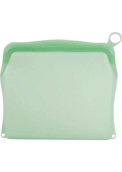 Yeşil Stil 500ML Gıda Sınıfı Silikon Saklama Çantası Yeniden Kullanılabilir Taze Sarma Ambalaj Organizatör Aperatifler Sandviç Çerezler Yeniden Kullanılabilir Gıda Saklama Kabı (Yurt Dışından)