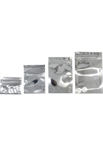 Gümüş Tarzı 8,5X13 cm Olorful Üstten Besleme Folyo Kilitli Torbalar Yiyecek Torbası, Mylar Alüminyum Folyo Torbaları, Çay Torbaları, Yiyecek Saklama Torbası (Yurt Dışından)