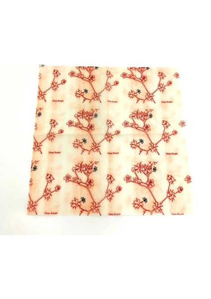 1257-J Stili S 17.5X20CM Sıfır Atık Balmumu Sargısı Çevre Dostu Sürdürülebilir Organik Yeniden Kullanılabilir Taze Tutma Gıda Sargıları Gıdalar Sandviç Için Paketleme (Yurt Dışından)