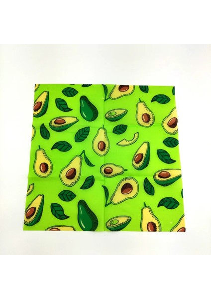 1257-J Stili S 17.5X20CM Sıfır Atık Balmumu Sargısı Çevre Dostu Sürdürülebilir Organik Yeniden Kullanılabilir Taze Tutma Gıda Sargıları Gıdalar Sandviç Için Paketleme (Yurt Dışından)