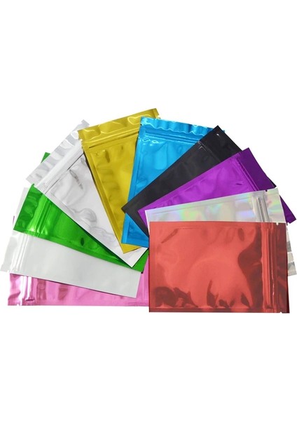 Mor Tarzı 7,5X10 cm Olorful Üstten Besleme Folyo Kilitli Torbalar Yiyecek Torbası, Mylar Alüminyum Folyo Torbaları, Çay Torbaları, Yiyecek Saklama Torbası (Yurt Dışından)