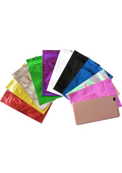 Mor Tarzı 7,5X10 cm Olorful Üstten Besleme Folyo Kilitli Torbalar Yiyecek Torbası, Mylar Alüminyum Folyo Torbaları, Çay Torbaları, Yiyecek Saklama Torbası (Yurt Dışından)