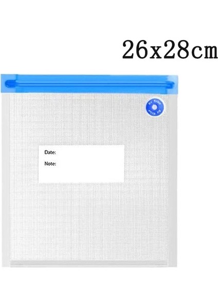 26X28CM Tarzı Gıda Hava Vakum Sıkıştırılmış Çanta Organizatör Mutfak Vakum Torbası Şeffaf Mühürlü Mutfak Saklama Torbaları ile Yeniden Kullanılabilir Dondurucu Torbaları (Yurt Dışından)