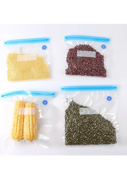 26X28CM Tarzı Gıda Hava Vakum Sıkıştırılmış Çanta Organizatör Mutfak Vakum Torbası Şeffaf Mühürlü Mutfak Saklama Torbaları ile Yeniden Kullanılabilir Dondurucu Torbaları (Yurt Dışından)