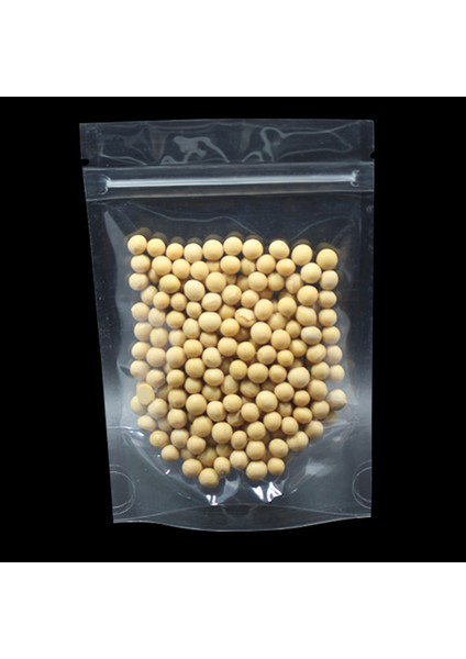 Mat Temizle Stili 9X13CM Lot Plastik Stand Up Fermuar Mat Şeffaf Gıda Saklama Çantası Yeniden Kapatılabilir Zip Kilit Paket Torbaları Şeffaf Doypack Çanta (Yurt Dışından) fırsatları