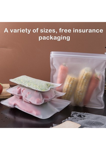 28X26CM Tarzı Silikon Gıda Saklama Çantası Yeniden Kullanılabilir Stand Up Zip Kapatma Çantası Sızdırmaz Konteynerler Taze Çanta Gıda Saklama Çantası Taze Sarma Kilitli Çanta (Yurt Dışından) fırsatları