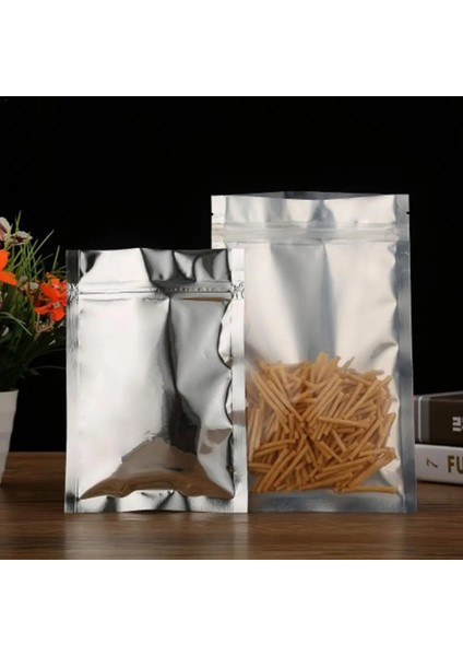 12X20CM Tarzı Lear Alüminyum Folyo Çanta Kendinden Mühürlü Fermuar Kilitli Ambalaj Gıda Torbası Perakende Açılıp Kapanabilir Pişirme Ambalaj Torbası Kılıfı (Yurt Dışından) fırsatları