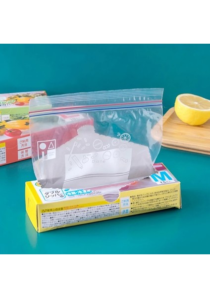 L Tarzı Kilitli Torba Zip Kilidi Plastik Torbalar Sızdırmazlık Torbası Şeffaf Pe Poli Torbalar Taze Saklama Gıda Zarf Torbası Yeniden Kullanılabilir Zip Çanta (Yurt Dışından)