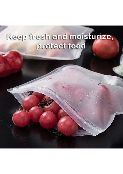 20X28CM Tarzı Silikon Gıda Saklama Çantası Yeniden Kullanılabilir Stand Up Zip Kapatma Çantası Sızdırmaz Konteynerler Taze Çanta Gıda Saklama Çantası Taze Sarma Kilitli Çanta (Yurt Dışından) indirimleri