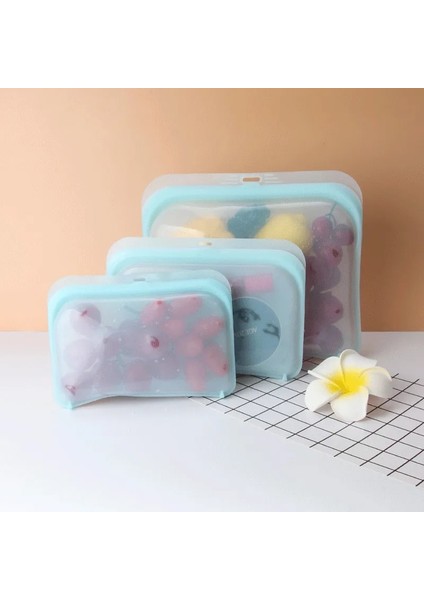 3 Adet Beyaz Stil Et Yeniden Kullanılabilir Silikon Zip Gıda Paketleri Kilitli Taze Tutma Dondurucu Plastik Torbalar Sıfır Atık Mutfak Organizasyonu Suff (Yurt Dışından) fiyatları