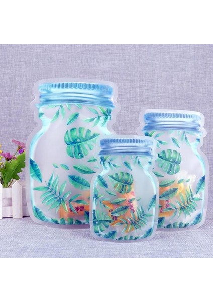 03-3 Adet Tarzı Yeniden Kullanılabilir Mason Kavanoz Şişeleri Çanta Fındık Şeker Kurabiye Çanta Su Geçirmez Mühür Taze Gıda Saklama Çantası Aperatifler Sandviç Kilitli Torbalar (Yurt Dışından) modelleri