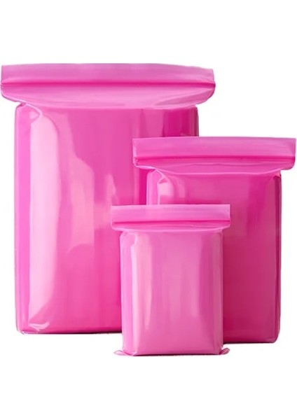 Pembe Tarzı 7X10CM Pe Şeffaf Renkler Gıda Deposu Hediye Baskılı Zip Kilidi Şeffaf Plastik Ambalaj Küçük Kilitli Torba Pe Zıp Özelleştirilmiş Kurabiye Torbaları (Yurt Dışından)