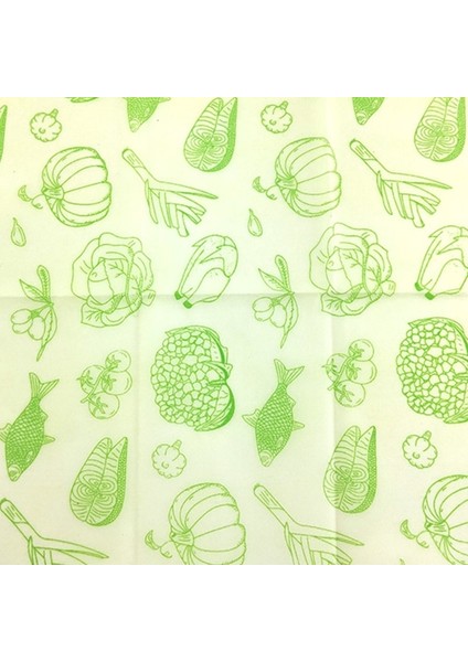 1257-Y Stili S 17.5X20CM Sıfır Atık Yeniden Kullanılabilir Depolama Sargısı Sürdürülebilir Organik Sandviç ve Peynir Gıda Ambalaj Kağıdı Bpa ve Plastik Içermeyen Balmumu Gıda Sargısı (Yurt Dışından)