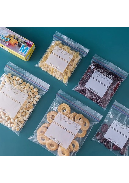 S 20 Adet Tarzı Wrap Plastik Ambalaj Torbaları Gıda Saklama Torbası Yeniden Kullanılabilir Dondurucu Sandviç Sızdırmazlık Torbası Mutfak Buzdolabı Gıda Koruma (Yurt Dışından)