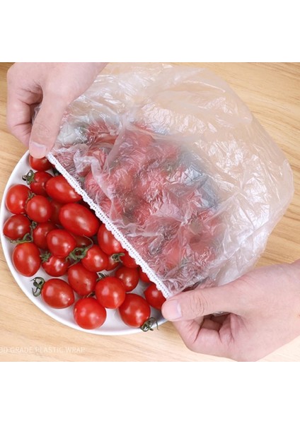 Resim Stili Olarak 10 Parça Gıda Sınıfı Koruyucu Film Gıda Saklama Kapakları Tek Kullanımlık Plastik Sargı Yeniden Kullanılabilir Mutfak Tek Kullanımlık Gıda Koruyucu Film (Yurt Dışından) modelleri