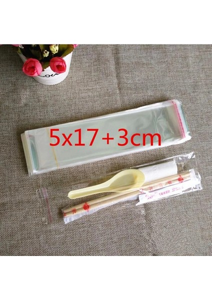 X17+3CM Şeffaf Opp Torba Ambalaj Kendinden Yapışkanlı Mühürlü Plastik Torbalar (Yurt Dışından)