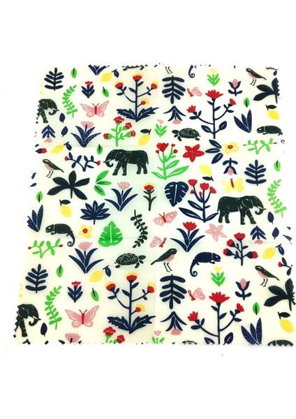 1257-U Stili M 25X27.5CM Balmumu Gıda Sargısı Yeniden Kullanılabilir Çevre Dostu Gıda Sargısı Organik Doğal Plastik Ücretsiz Sürdürülebilir Meyve Saklama Çantası (Yurt Dışından)