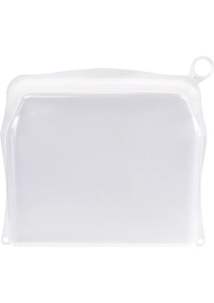 Beyaz Stil 1500ML Yeniden Kullanılabilir Gıda Kabı Silikon Torba Yeniden Kullanılabilir Gıda Torbası Ayakta Koruma Torbaları Kolay Temizlik Için Meyve Sebze Depolama (Yurt Dışından)