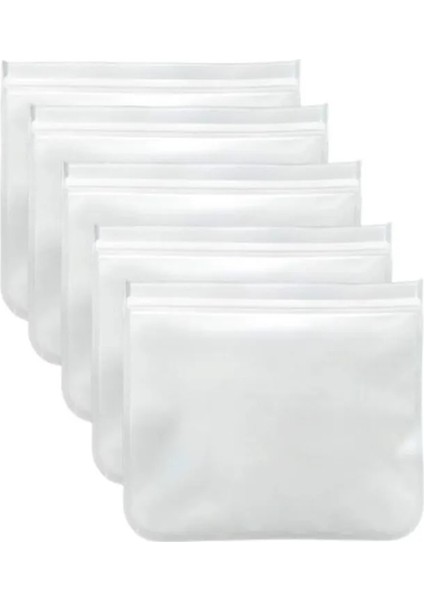 17X23CM Tarzı Silikon Saklama Kapları Sızdırmaz Kaplar Yeniden Kullanılabilir Stand Up Zip Kapatma Torbası Bardak Taze Torba Gıda Saklama Torbası Taze Sarma (Yurt Dışından)