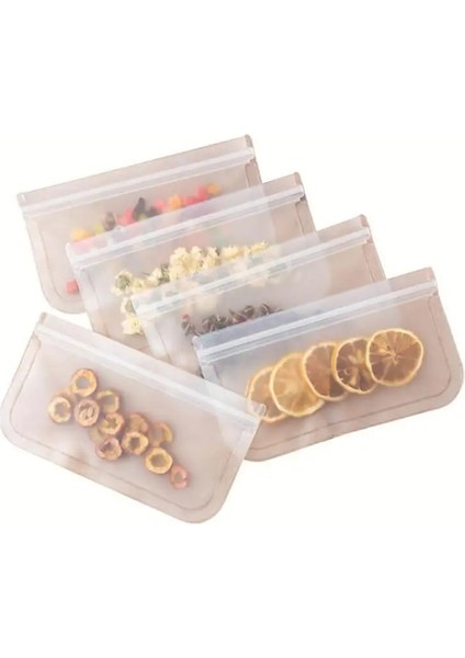 27X28CM Tarzı Silikon Gıda Saklama Torbası Yeniden Kullanılabilir Stand Up Zip Kapatma Torbası Sızdırmaz Kaplar Taze Torba Gıda Saklama Torbası Dondurma Için Paketler (Yurt Dışından)