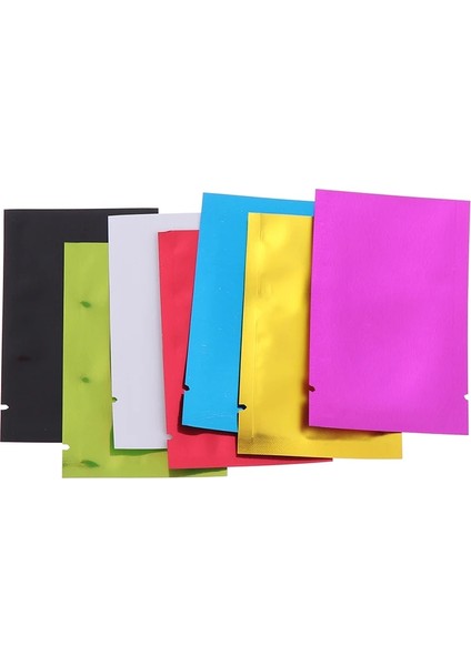C Stili Renkli Alüminyum Folyo Çanta Mylar Çantalar Vakumlama Makinesi Saklama Torbaları Gıda Tasarrufu Perakende Paketleme Aracı * 9cm (Yurt Dışından)