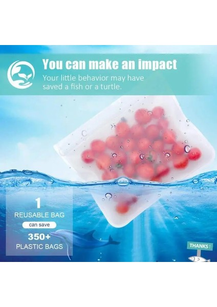 10 Adet 4xs 4xm 2xl Stili Vktech Eva Silikon Gıda Saklama Çantası Yeniden Kullanılabilir Dondurucu Çanta Sızdırmaz Kilitli Çanta Mutfak Organizatör Taze Tutma Çantası (Yurt Dışından) modelleri