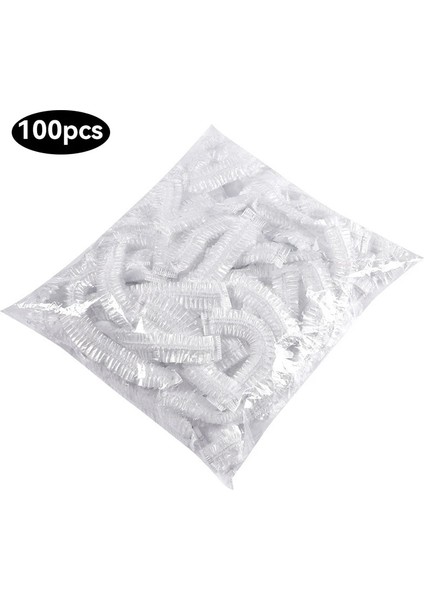 100 Adet-Çanta Tarzı Ling Film Kapağı Mutfak Plastik Sarma Torbaları Elastik Kordonlu Buzdolabı Gıda Koku Geçirmez Streç Film Kapağı Yemek Kapağı (Yurt Dışından)