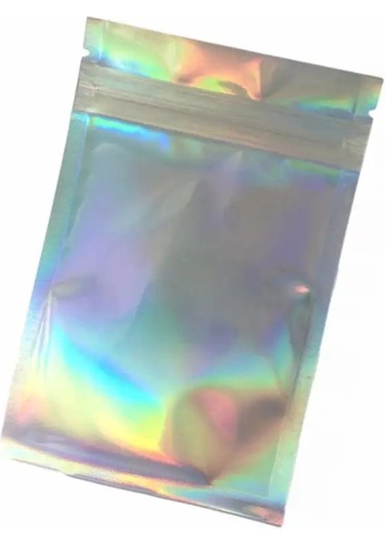 100PC 6X9CM Tarzı Ack Plastik Torba Alüminyum Folyo Hologram Gıda Küçük Su Geçirmez Fermuar Yeniden Kapatılabilir Torbalar Gıda Saklama Çantası (Yurt Dışından)