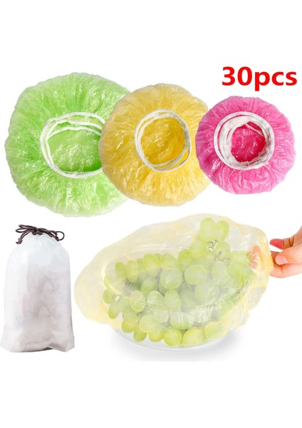 Bir Stil Yeniden Kullanılabilir Dayanıklı Gıda Saklama Kapakları Taze Tutma Torbaları Evrensel Elastik Vakum Torbaları Mutfak Sarma Conta Kapakları Plastik Torbalar (Yurt Dışından)