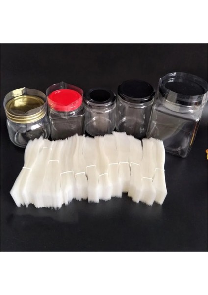 Çap 73 mm Y 40 mm Kavanoz Ağız Kapağı Sızdırmazlık Filmi Çap Yüksekliği Düz Genişlik Için Pvc Şeffaf Isı Shrink Bantları (Yurt Dışından)